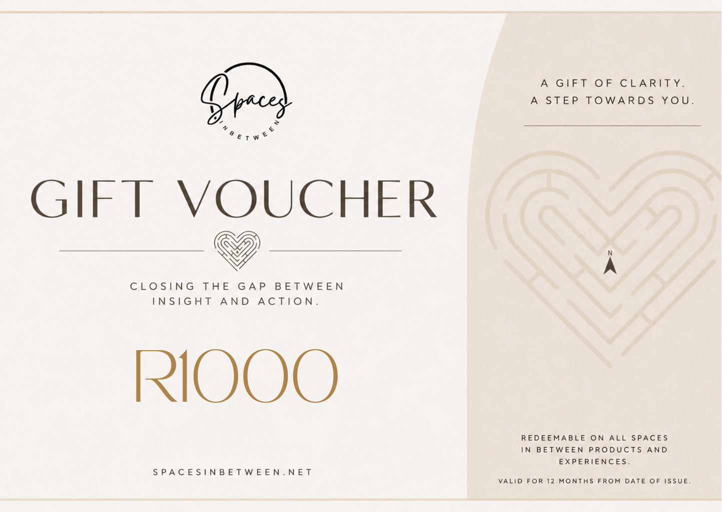Spaces in Between Gift Card